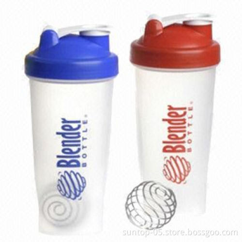 1 bottom cup, 2 plastic mixing balls netting/grill shaker bottle